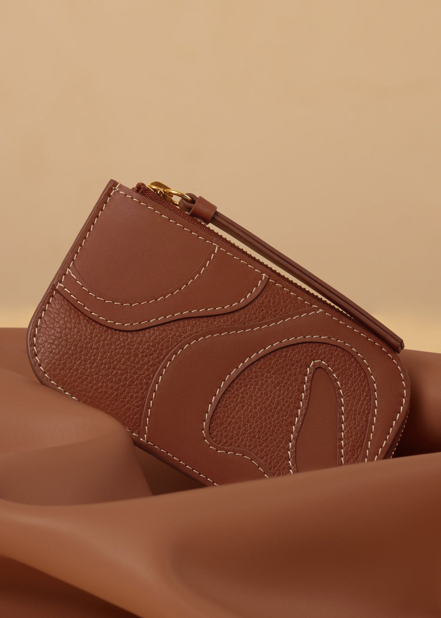 Atla Card Holder - Duo Cognac