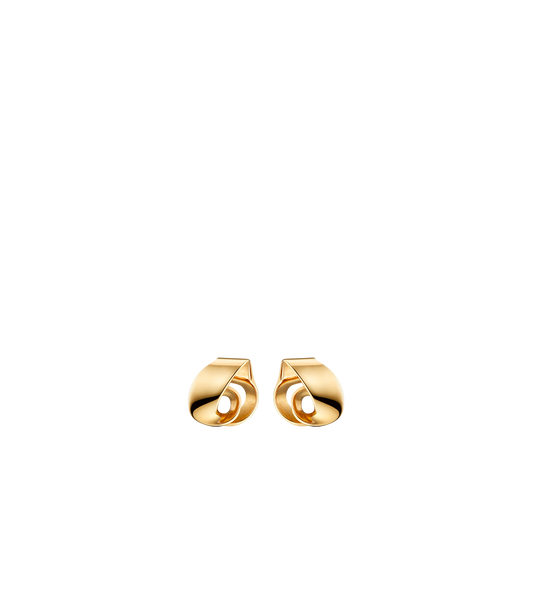 Éole Stud Earrings - 24 carat gold gilded