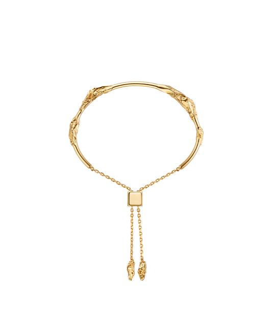 Eroz Bangle - 24 carat gold gilded