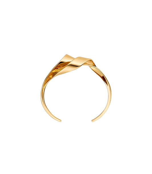 Éole Cuff - 24 carat gold gilded