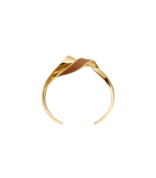 Éole Cuff - Camel Leather
