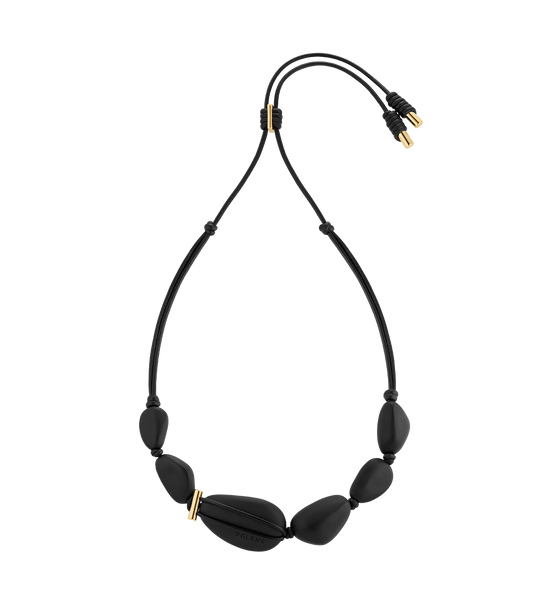 Téré Necklace - Black Marble