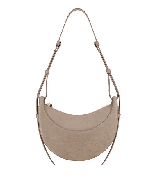 Numéro Dix - Crocodile Nubuck Taupe